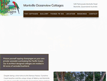 Tablet Screenshot of montvilleoceanviewcottages.com.au